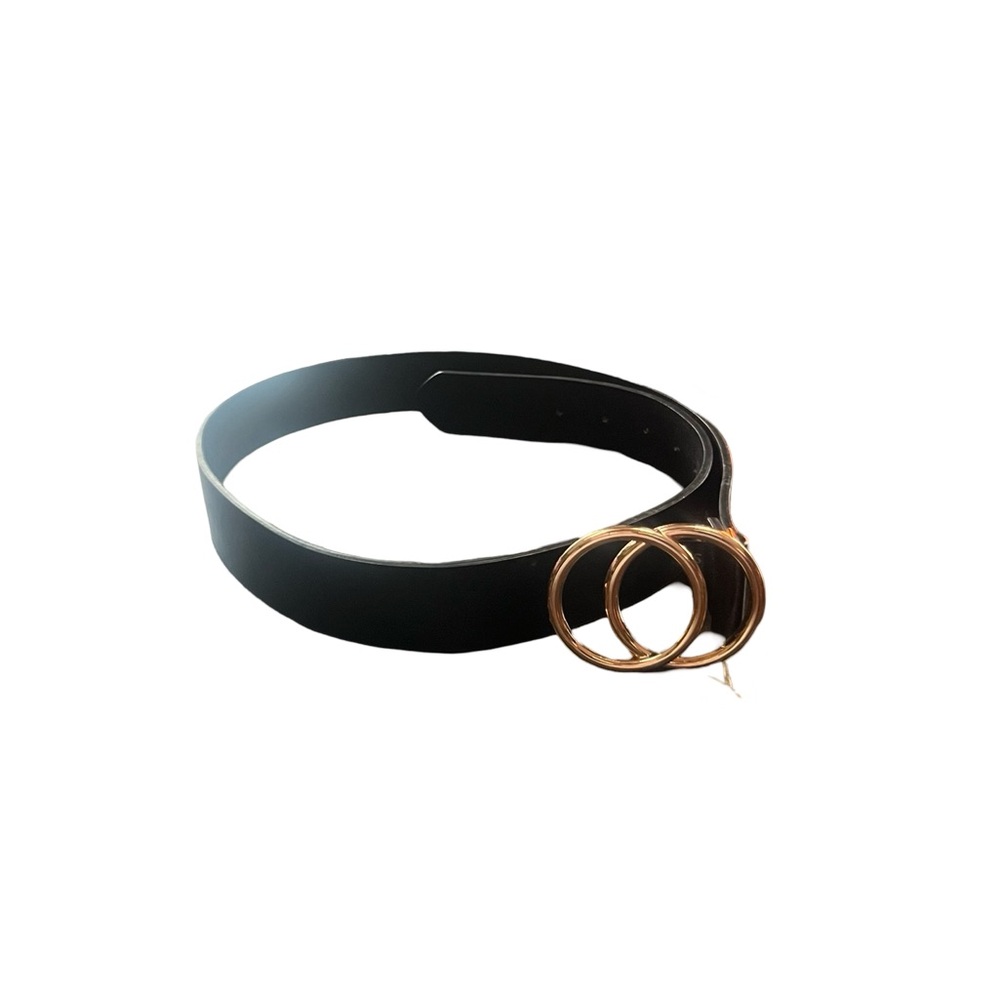 Black Belt with Gold Accents